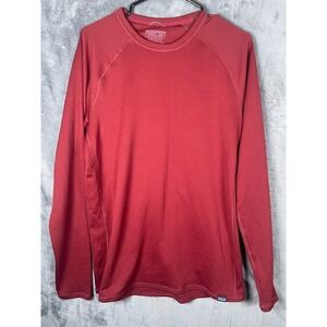 Patagonia Men's Capilene Midweight Long Sleeve Baselayer Red Maroon Size Large